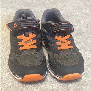 Stride Rite Made2Play Boys' Black and Orange Athletic Shoes